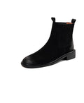 Women's Genuine Leather Retro British Style Chelsea Boots