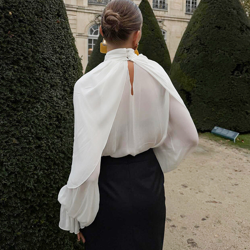 Womens Stylish Chic Turtleneck Shirt