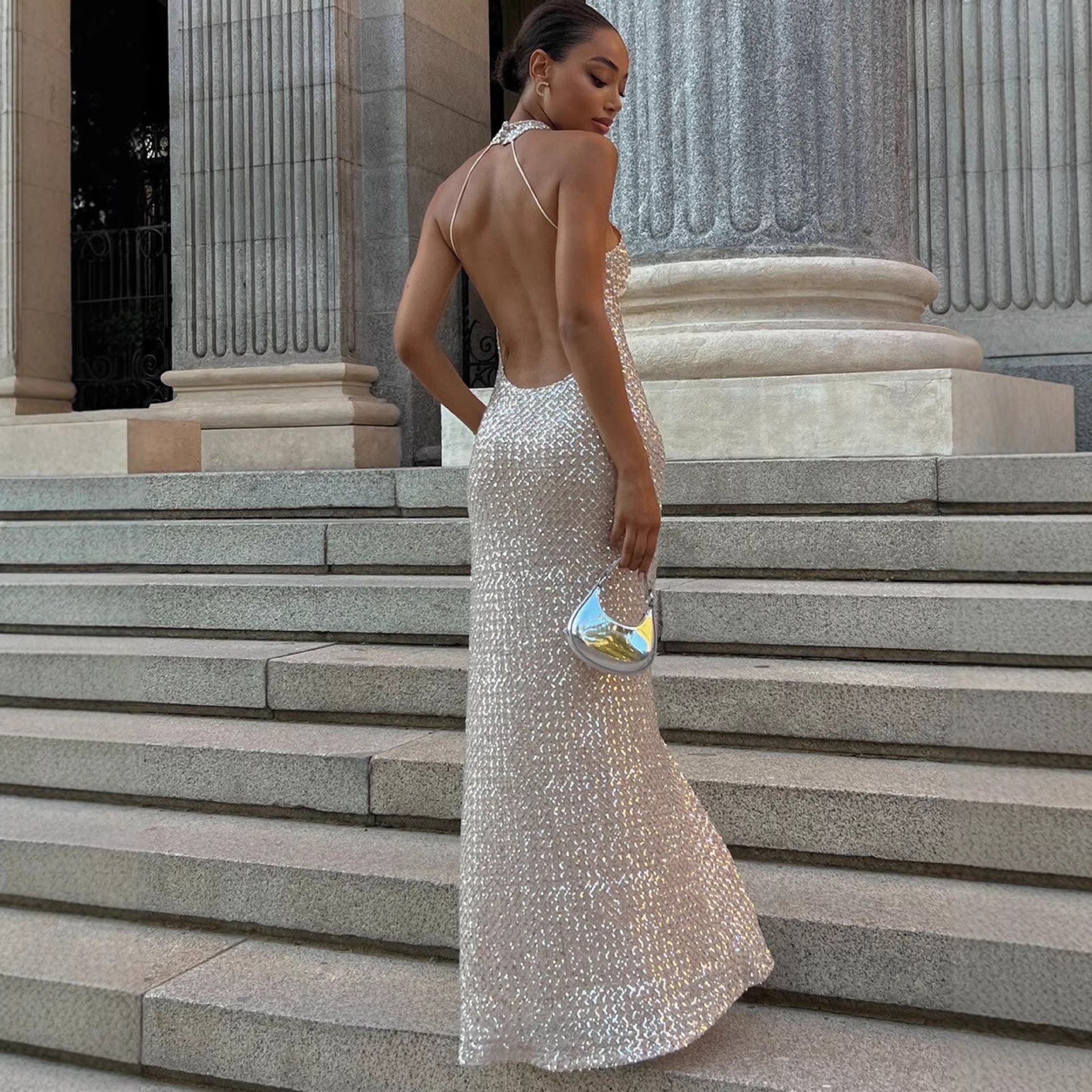 Elegant A-line Tulle Evening Gown