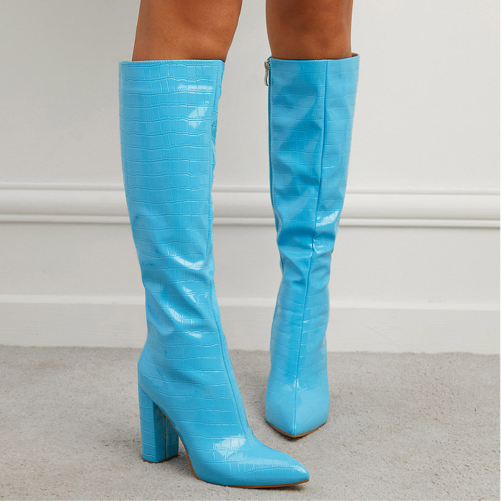 High-Heel Knight Boots