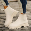 Chunky Heel Martin Bootsankle Boots