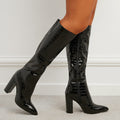High-Heel Knight Boots